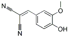 ((4-HYDROXY-3-METHOXYPHENYL)METHYLENE)METHANE-1,1-DICARBONITRILE Struktur