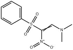 N,N-DIMETHYL-2-NITRO-2-(PHENYLSULFONYL)-1-ETHYLENAMINE Struktur