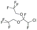 2-CHLORO-1,2-DIFLUORO-1,1-BIS(2,2,2-TRIFLUOROETHOXY)ETHANE Struktur