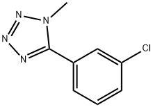 5-(3-CHLOROPHENYL)-1-METHYL-1H-1,2,3,4-TETRAAZOLE Struktur