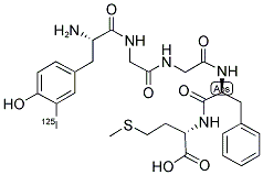 ([125I]-TYR)-MET-ENKEPHALIN Struktur