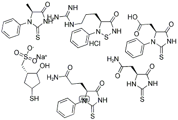 AMINO ACID PHENYLTHIOHYDANTOINS Struktur