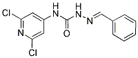 N1-(2,6-DICHLORO-4-PYRIDYL)-2-BENZYLIDENEHYDRAZINE-1-CARBOXAMIDE Struktur