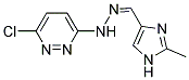 2-METHYL-1H-IMIDAZOLE-4-CARBOXALDEHYDE 4-(6-CHLOROPYRIDAZIN-3-YL)HYDRAZONE Struktur