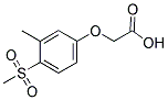 [3-METHYL-4-(METHYLSULFONYL)PHENOXY]ACETIC ACID Struktur