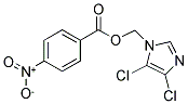 (4,5-DICHLORO-1H-IMIDAZOL-1-YL)METHYL 4-NITROBENZOATE Struktur