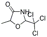 5-METHYL-2-(TRICHLOROMETHYL)-1,3-OXAZOLAN-4-ONE Struktur