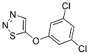 3,5-DICHLOROPHENYL 1,2,3-THIADIAZOL-5-YL ETHER Struktur