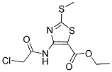 ETHYL 4-[(2-CHLOROACETYL)AMINO]-2-(METHYLTHIO)-1,3-THIAZOLE-5-CARBOXYLATE Struktur