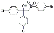 2-[(4-BROMOPHENYL)SULFONYL]-1,1-BIS(4-CHLOROPHENYL)-1-ETHANOL Struktur