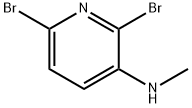 N-(2,6-DIBROMOPYRIDIN-3-YL)-N-METHYLAMINE Struktur