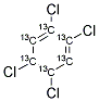 1,2,4,5-TETRACHLOROBENZENE (13C6) Struktur