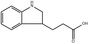 3-(2,3-DIHYDRO-1H-INDOL-1-YL)PROPANOIC ACID Struktur