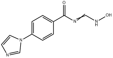 N-[(HYDROXYIMINO)METHYL]-4-(1H-IMIDAZOL-1-YL)BENZENECARBOXAMIDE Struktur