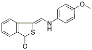 3-[(4-METHOXYANILINO)METHYLENE]-2-BENZOTHIOPHEN-1(3H)-ONE Struktur