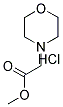 1-MORPHOLINOACETIC ACID METHYL ESTER HYDROCHLORIDE Struktur