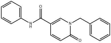 1-BENZYL-6-OXO-N-PHENYL-1,6-DIHYDRO-3-PYRIDINECARBOXAMIDE Struktur