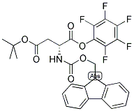 FMOC-D-ASP(OTBU)-OPFP Struktur