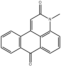 3-METHYL-3H-NAPHTHO[1,2,3-DE]QUINOLINE-2,7-DIONE Struktur