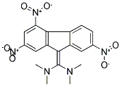 N,N,N,N-TETRAMETHYL-(2,4,7-TRINITRO-9H-FLUOREN-9-YLIDEN)METHANEDIAMINE Struktur