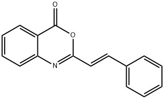 2-STYRYL-4H-3,1-BENZOXAZIN-4-ONE Struktur