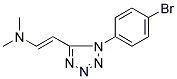 N-(2-[1-(4-BROMOPHENYL)-1H-TETRAAZOL-5-YL]VINYL)-N,N-DIMETHYLAMINE Struktur