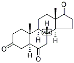 5-ALPHA-ANDROSTAN-3,6,17-TRIONE Struktur