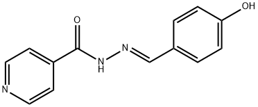 N'-(4-HYDROXYBENZYLIDENE)ISONICOTINOHYDRAZIDE Struktur