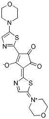 1,3-BIS(5-MORPHOLINO-1,3-THIAZOL-2-YL)-4,5-DI-OXO-CYCLOPENTENYLIUM-2-OLAT Struktur