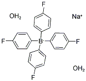 SODIUM TETRAKIS(4-FLUOROPHENYL)BORATE DIHYDRATE Struktur