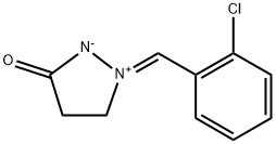 1-(2-CHLOROPHENYL)METHYLENEIMMONIUM-3-PYRAZOLIDINONE-1,2-INNER SALT Struktur