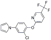 2-CHLORO-4-(1H-PYRROL-1-YL)PHENYL 5-(TRIFLUOROMETHYL)-2-PYRIDINYL ETHER Struktur