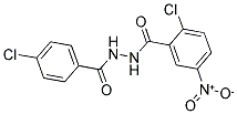 N'1-(4-CHLOROBENZOYL)-2-CHLORO-5-NITROBENZENE-1-CARBOHYDRAZIDE Struktur