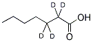 HEPTANOIC-2,2,3,3-D4 ACID Struktur