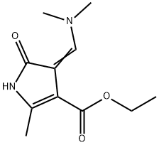 ETHYL 4-[(DIMETHYLAMINO)METHYLENE]-2-METHYL-5-OXO-4,5-DIHYDRO-1H-PYRROLE-3-CARBOXYLATE Struktur