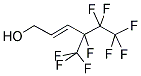 4,5,5,6,6,6-HEXAFLUORO-4-(TRIFLUOROMETHYL)HEX-2-EN-1-OL Struktur