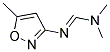 N,N-DIMETHYL-N'-(5-METHYL-3-ISOXAZOLYL)IMINOFORMAMIDE Struktur