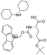 N-ALPHA-FMOC-L-GLUTAMIC ACID DELTA-TERT-BUTYL ESTER DCHA SALT Struktur