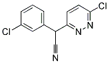 2-(3-CHLOROPHENYL)-2-(6-CHLORO-3-PYRIDAZINYL)ACETONITRILE Struktur