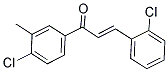 1-(4-CHLORO-3-METHYLPHENYL)-3-(2-CHLOROPHENYL)PROP-2-EN-1-ONE Struktur