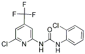 N-(2-CHLOROPHENYL)-N'-[6-CHLORO-4-(TRIFLUOROMETHYL)-2-PYRIDYL]UREA Struktur