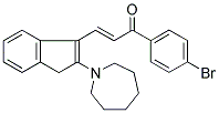 3-(2-AZEPAN-1-YL-1H-INDEN-3-YL)-1-(4-BROMOPHENYL)PROP-2-EN-1-ONE Struktur