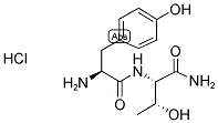 H-TYR-THR-NH2 HCL Struktur
