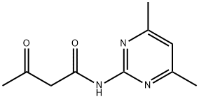 N-(4,6-DIMETHYL-2-PYRIMIDINYL)-3-OXOBUTANAMIDE Struktur