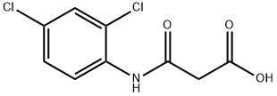 3-(2,4-DICHLOROANILINO)-3-OXOPROPANOIC ACID Struktur