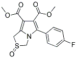 DIMETHYL 5-(4-FLUOROPHENYL)-2-OXO-2,3-DIHYDRO-1H-2LAMBDA4-PYRROLO[1,2-C][1,3]THIAZOLE-6,7-DICARBOXYLATE Struktur