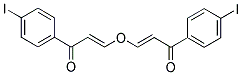 1-(4-IODOPHENYL)-3-([3-(4-IODOPHENYL)-3-OXOPROP-1-ENYL]OXY)PROP-2-EN-1-ONE Struktur