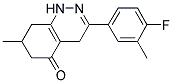 3-(4-FLUORO-3-METHYLPHENYL)-7-METHYL-1,4,6,7,8-PENTAHYDROCINNOLIN-5-ONE Struktur