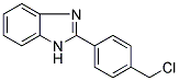 2-[4-(CHLOROMETHYL)PHENYL]-1H-BENZIMIDAZOLE Struktur