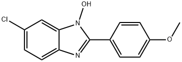 6-CHLORO-2-(4-METHOXYPHENYL)-1H-1,3-BENZIMIDAZOL-1-OL Struktur